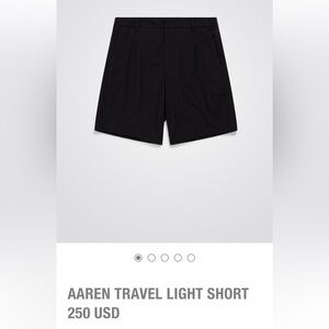 Norse Projects Aaren Travel Light Short (Black / Small)